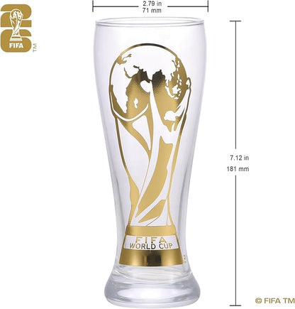 Coffret cadeau de 2 verres à bière Pilsner incassables avec ouvre-bouteille magnétique